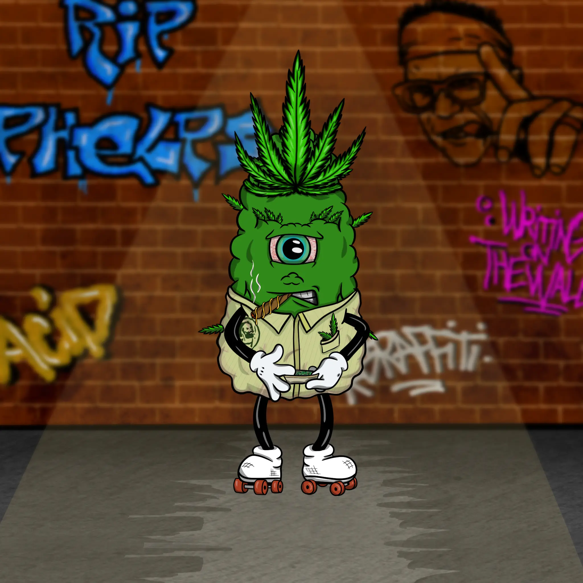 Blazing Budz #433 NFT on Algorand