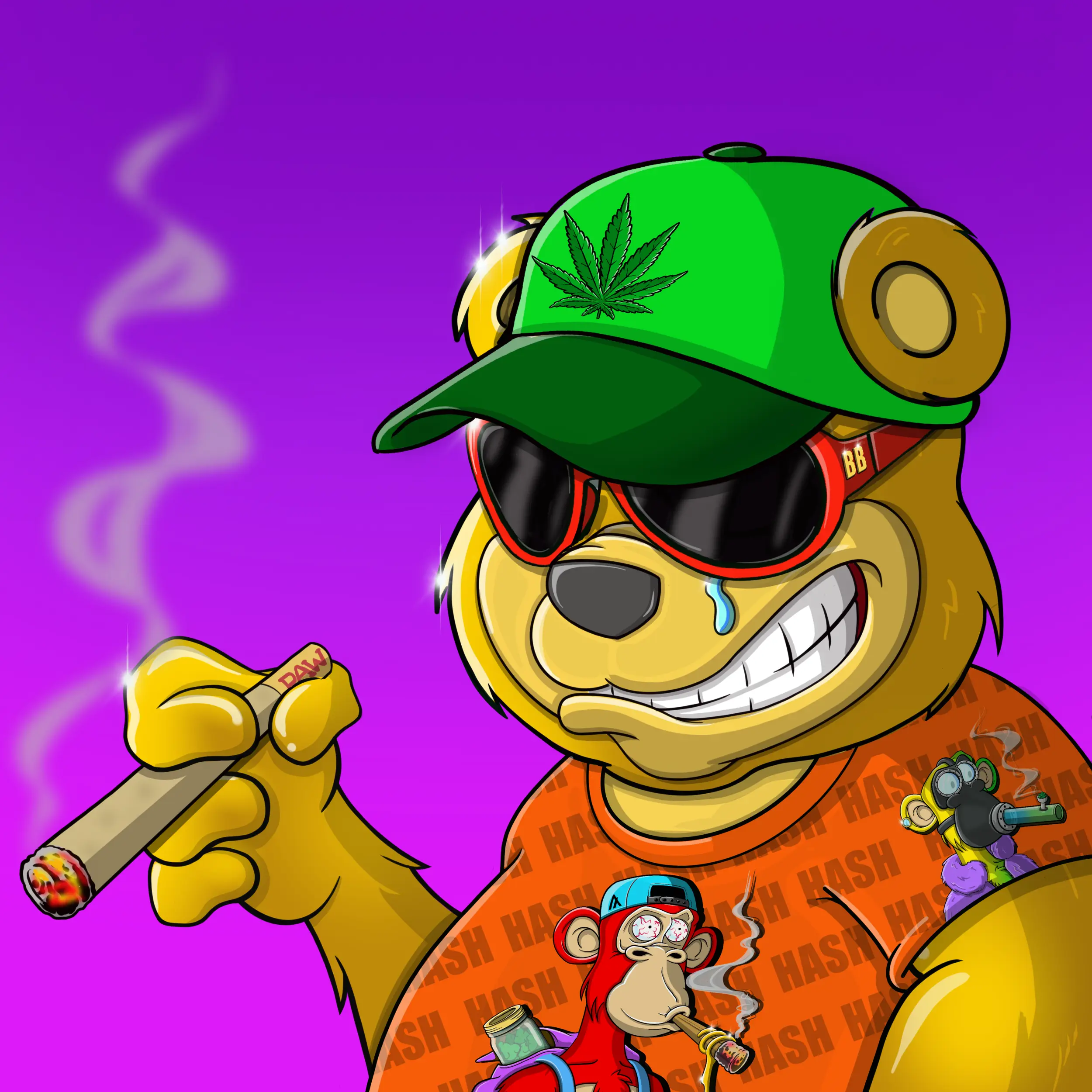 Burnin Bears #590 NFT on Algorand