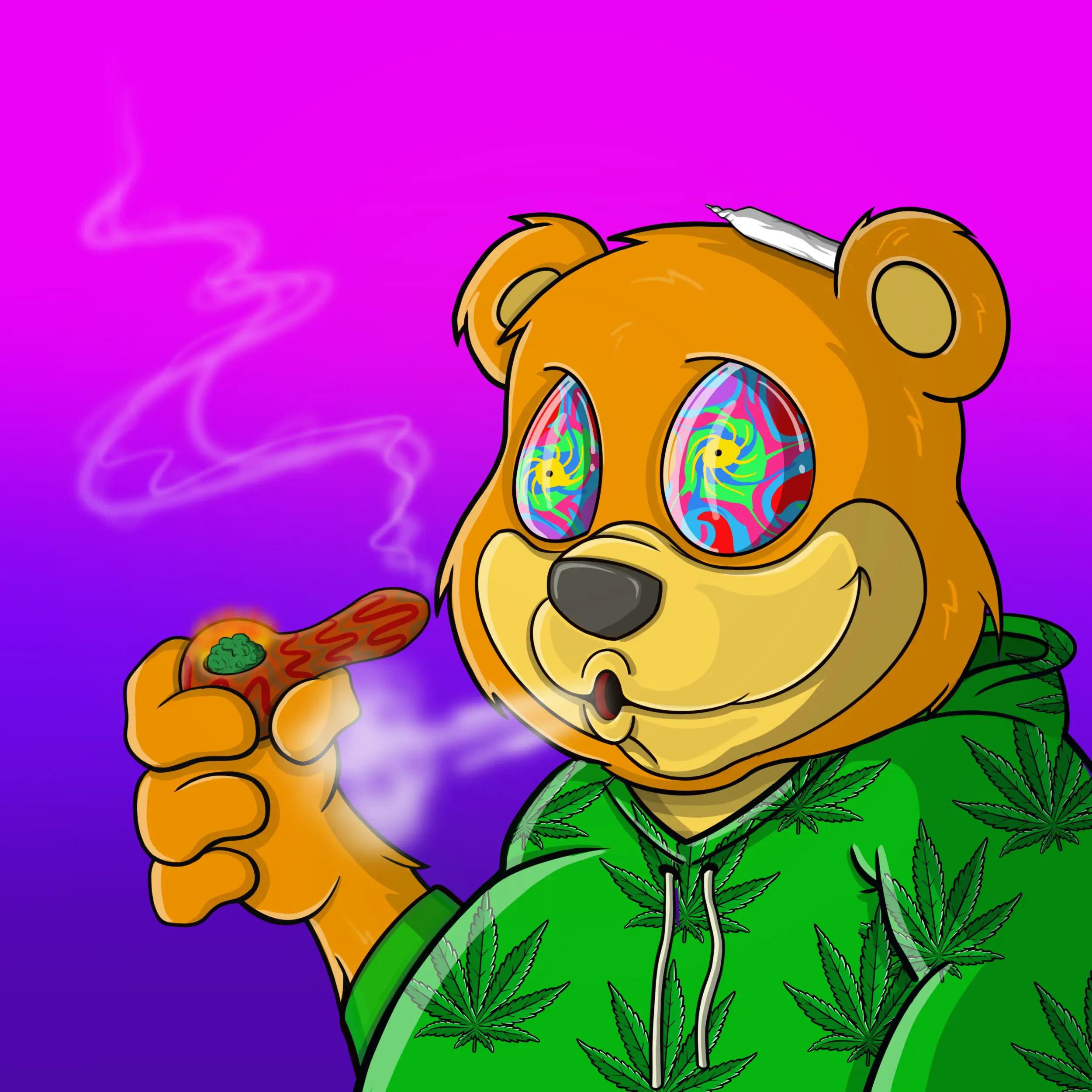 Burnin Bears #121 NFT on Algorand