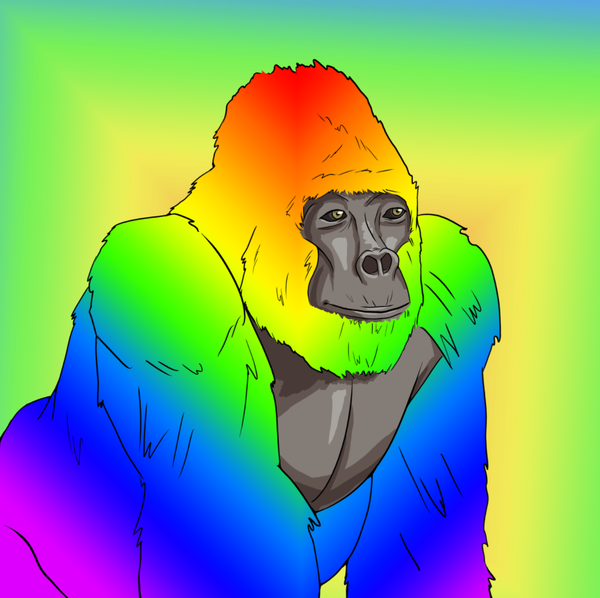 Image of (Rainbow)Algorilla#13