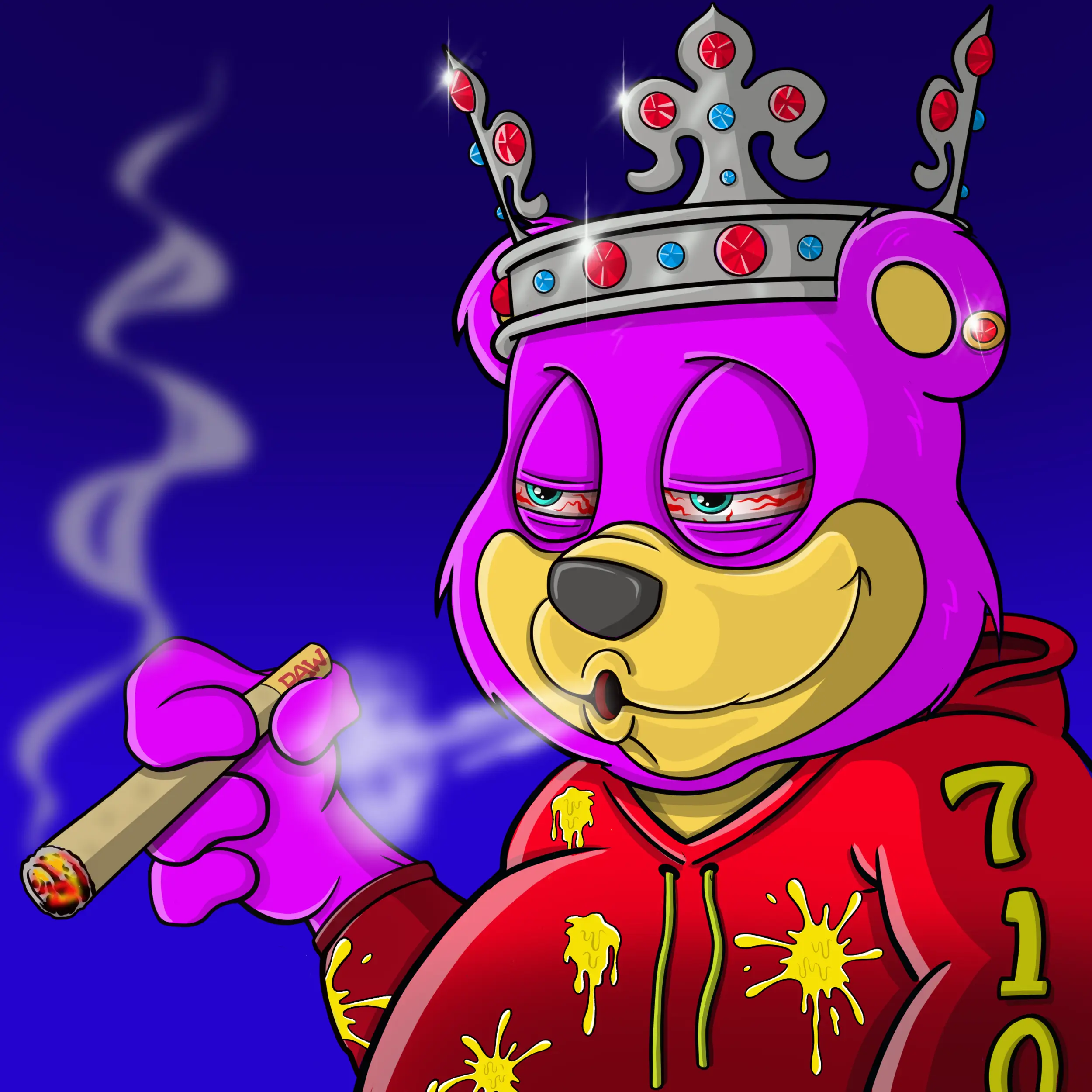 Burnin Bears #1073 NFT on Algorand