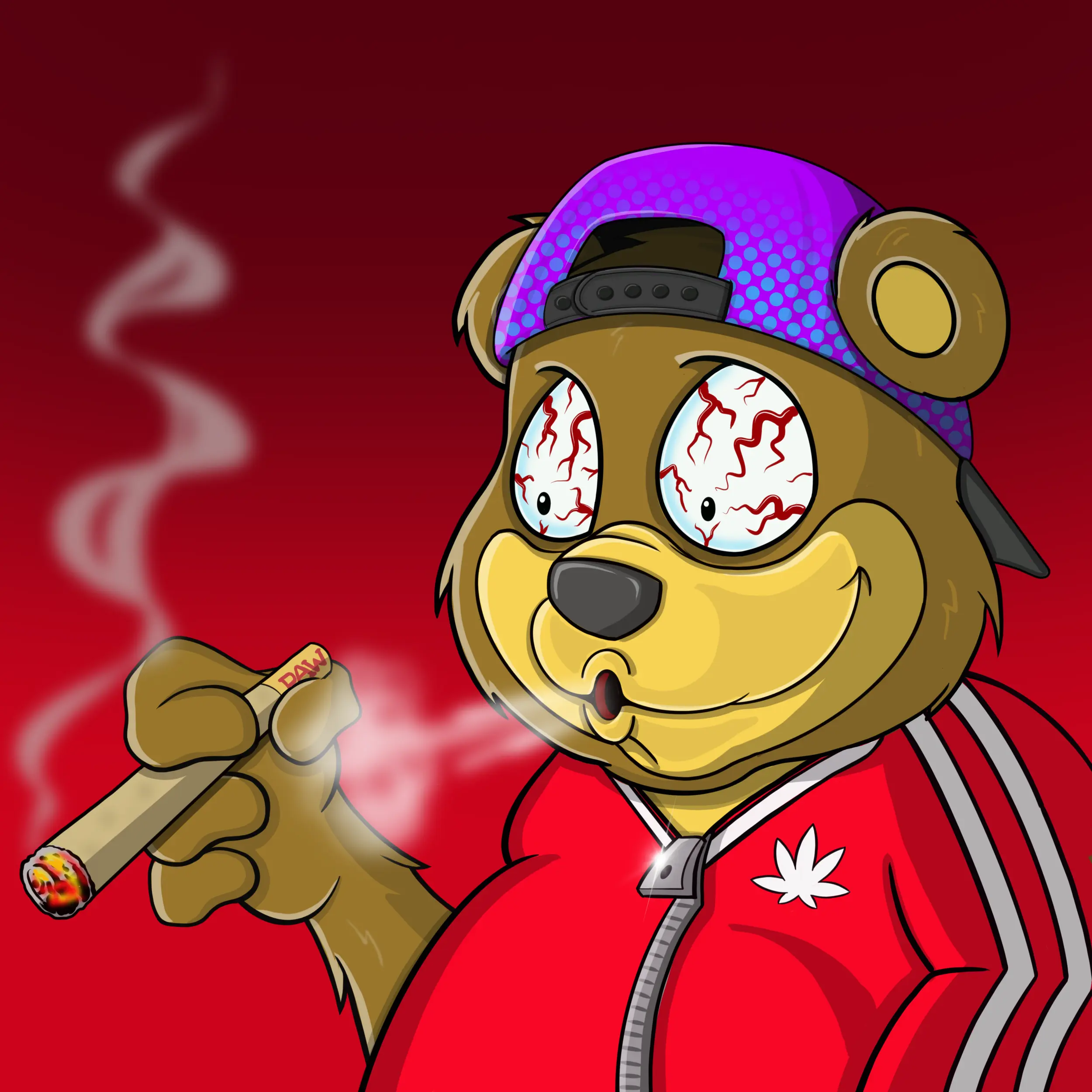 Burnin Bears #1563 NFT on Algorand
