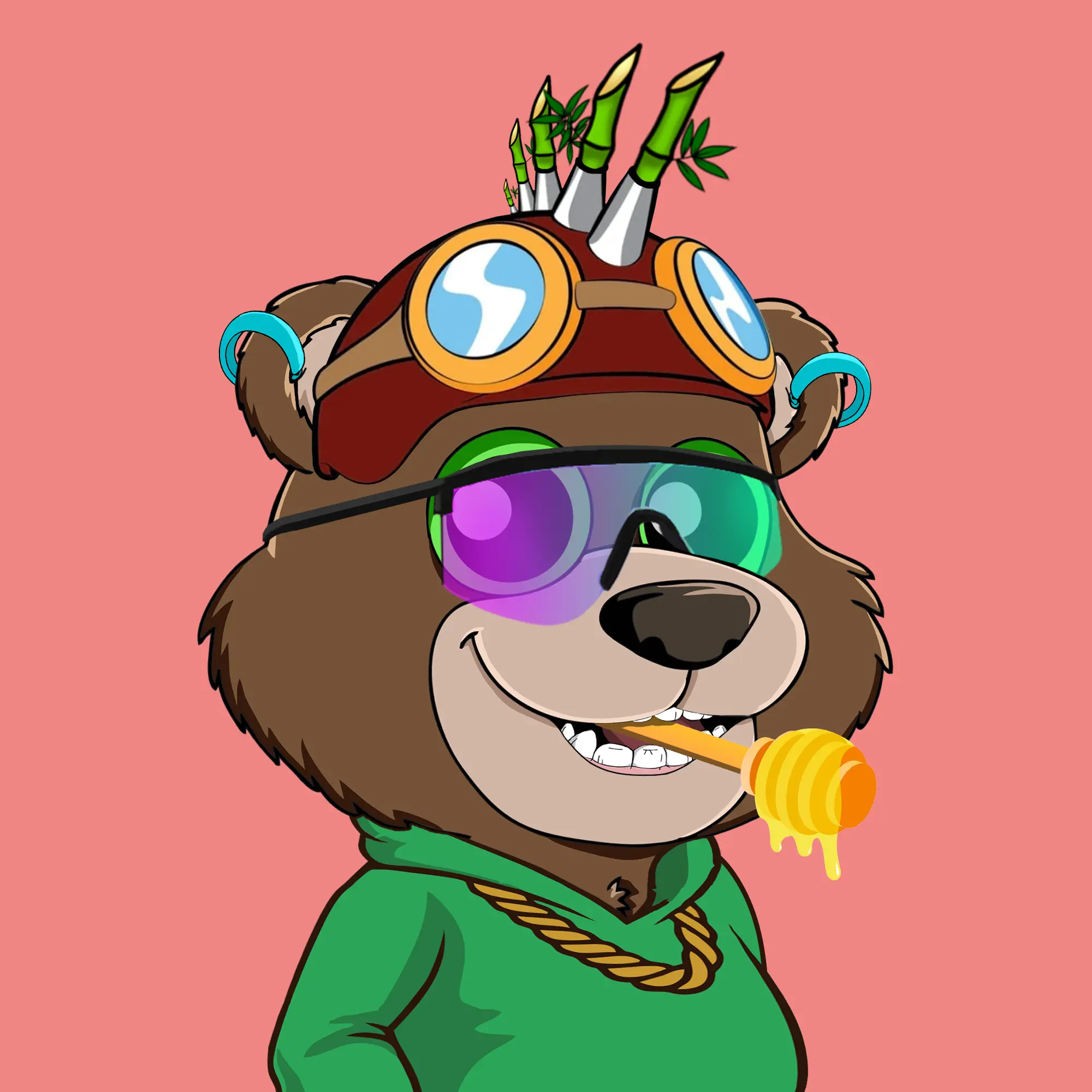 Gluttonous Bears #510 NFT on Algorand