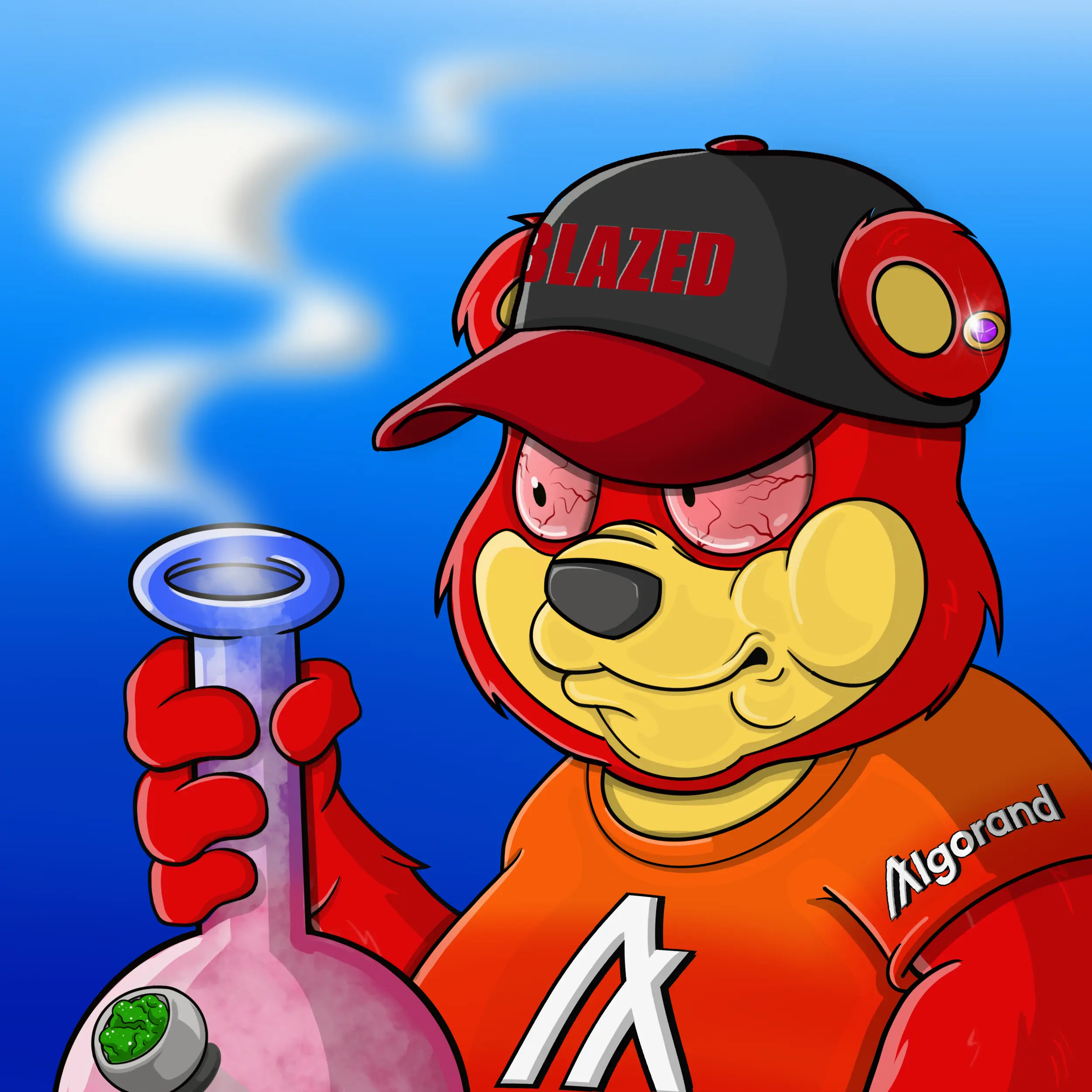 Burnin Bears #340 NFT on Algorand