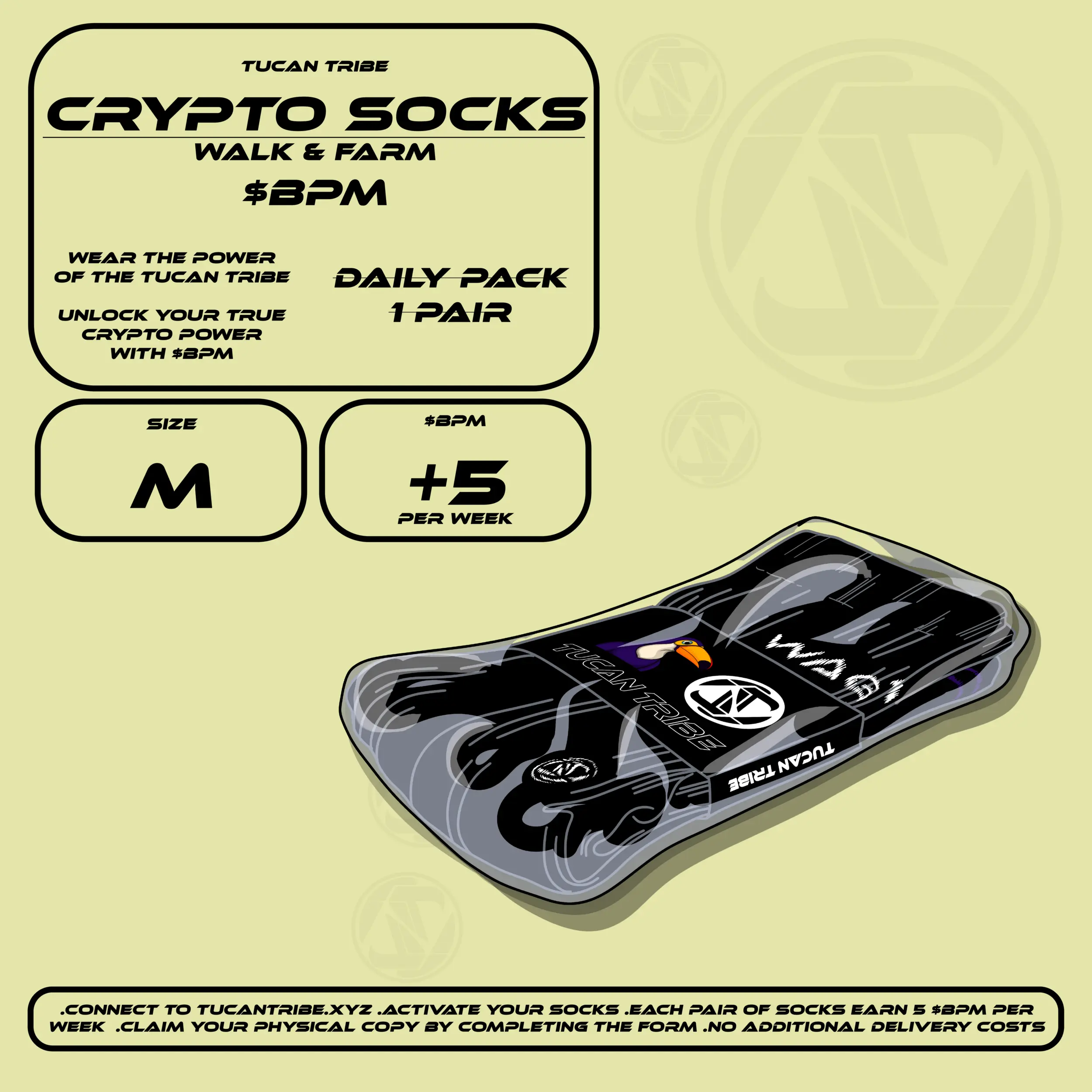 Image of Tucan Tribe Crypto Socks #6