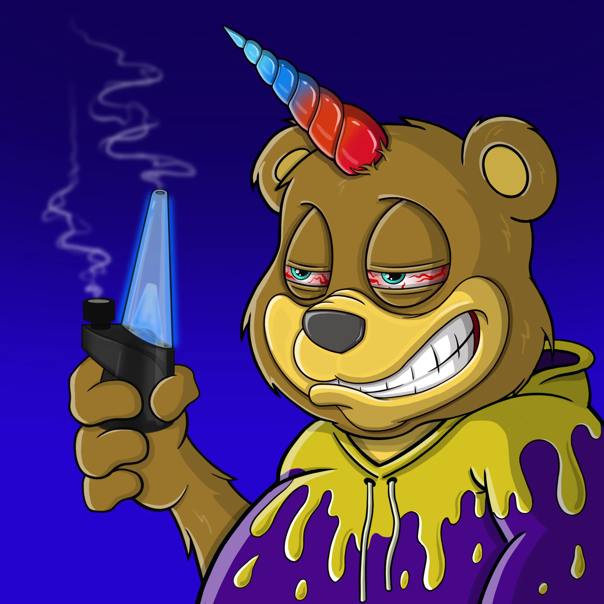 Burnin Bears #3087 NFT on Algorand