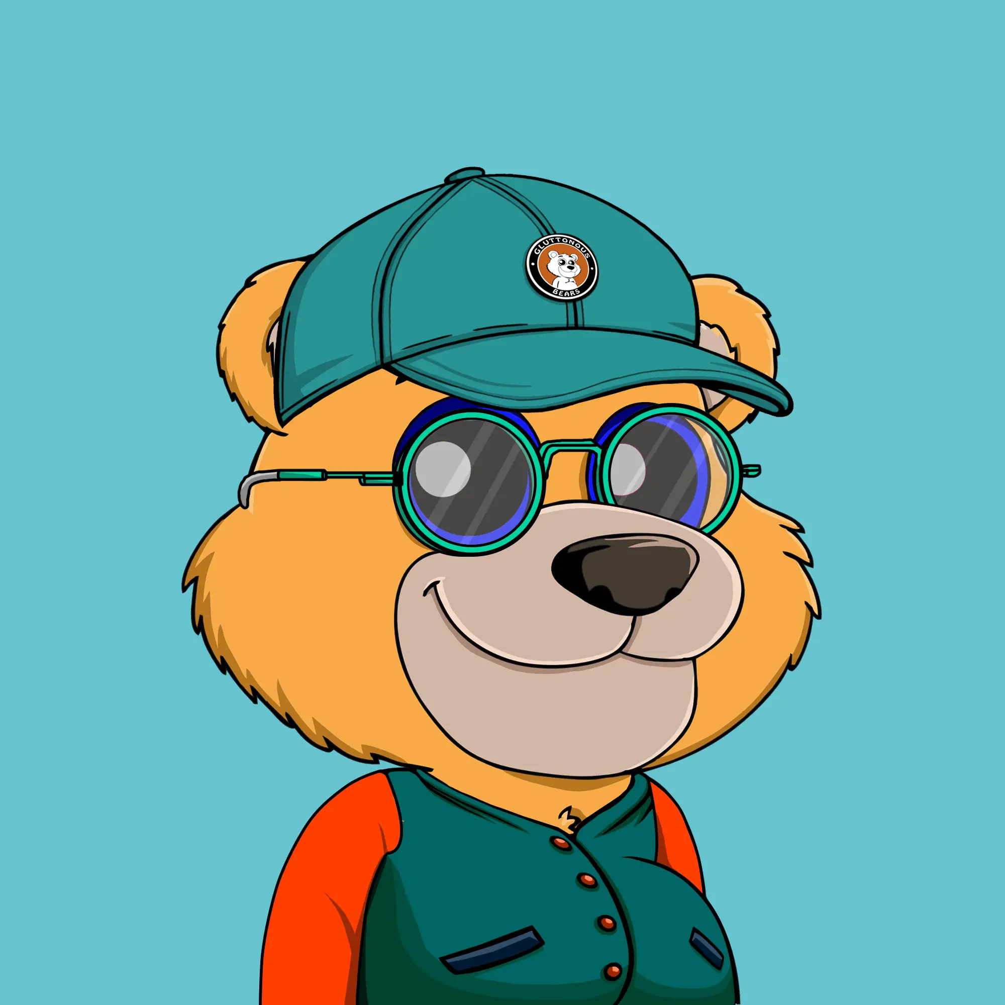 Gluttonous Bears #421 NFT on Algorand