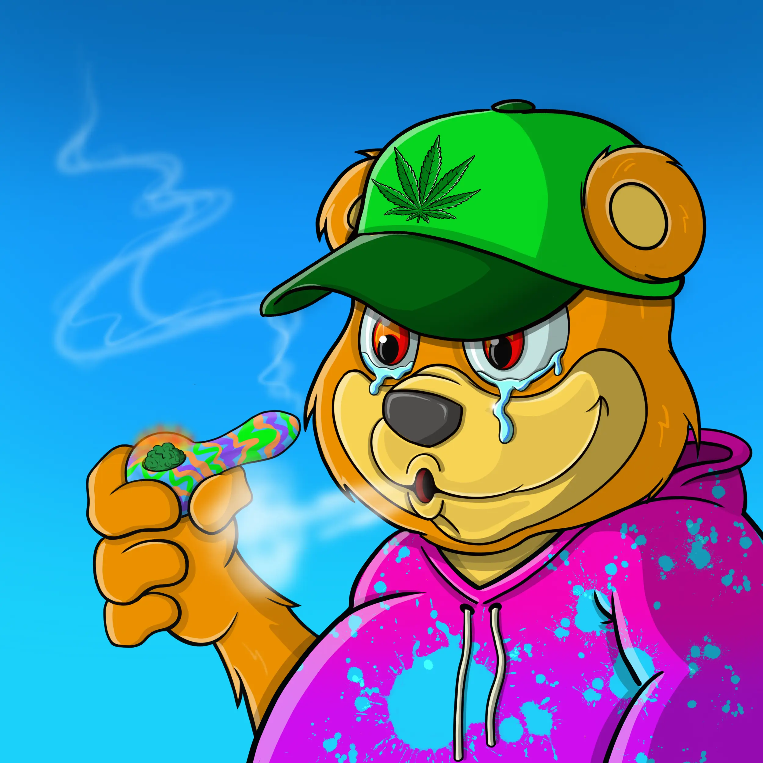 Burnin Bears #1525 NFT on Algorand