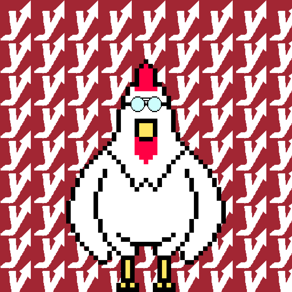 Pixel Chicken #268 NFT on Algorand