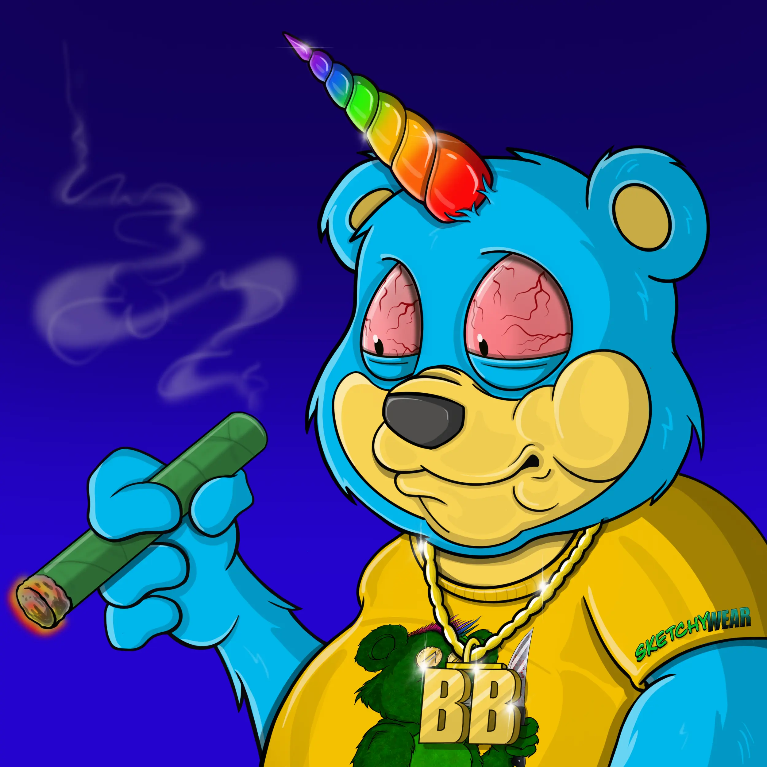 Burnin Bears #635 NFT on Algorand