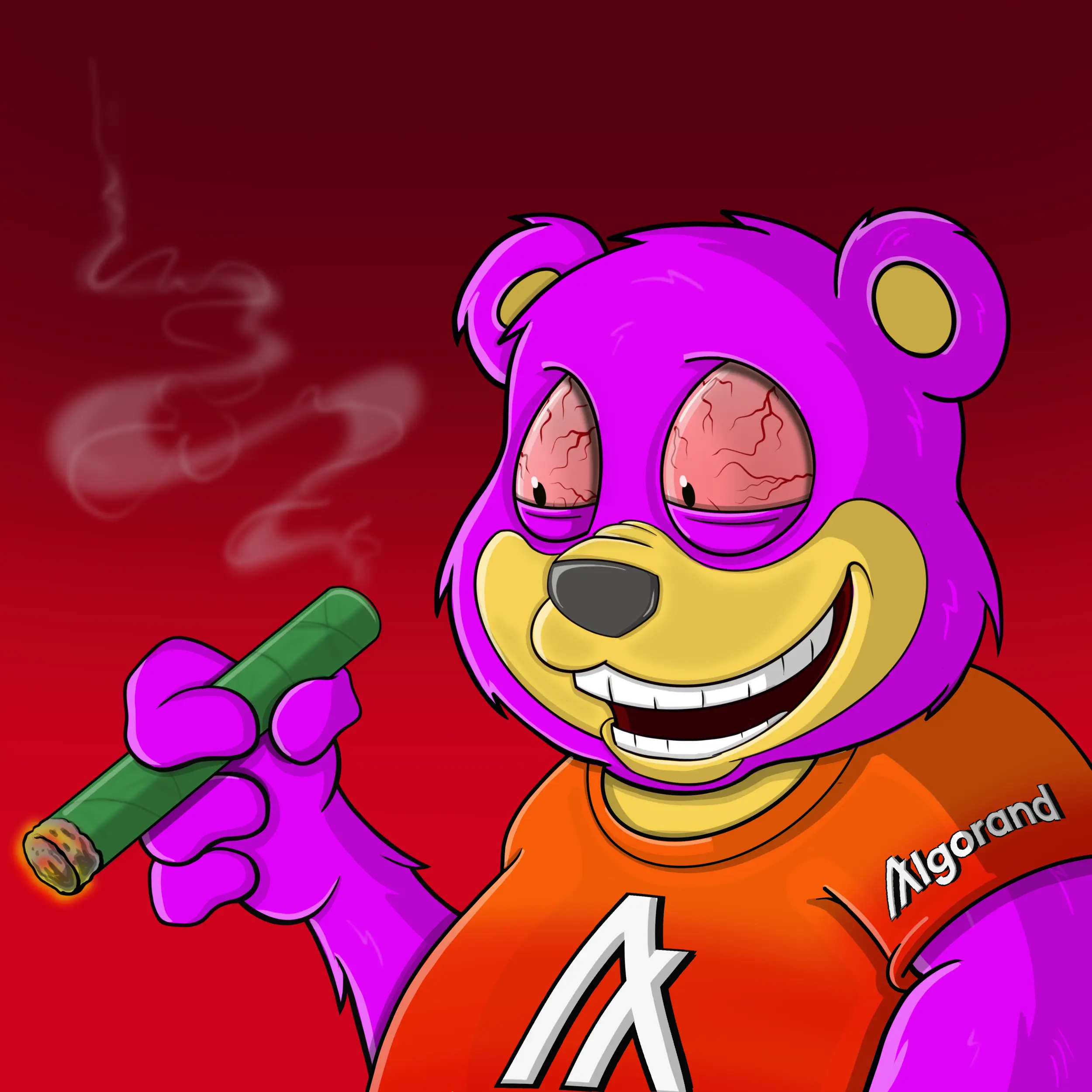 Burnin Bears #1395 NFT on Algorand