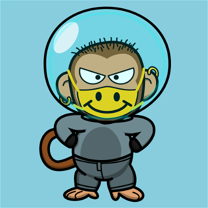 Covid Space Monkey #141