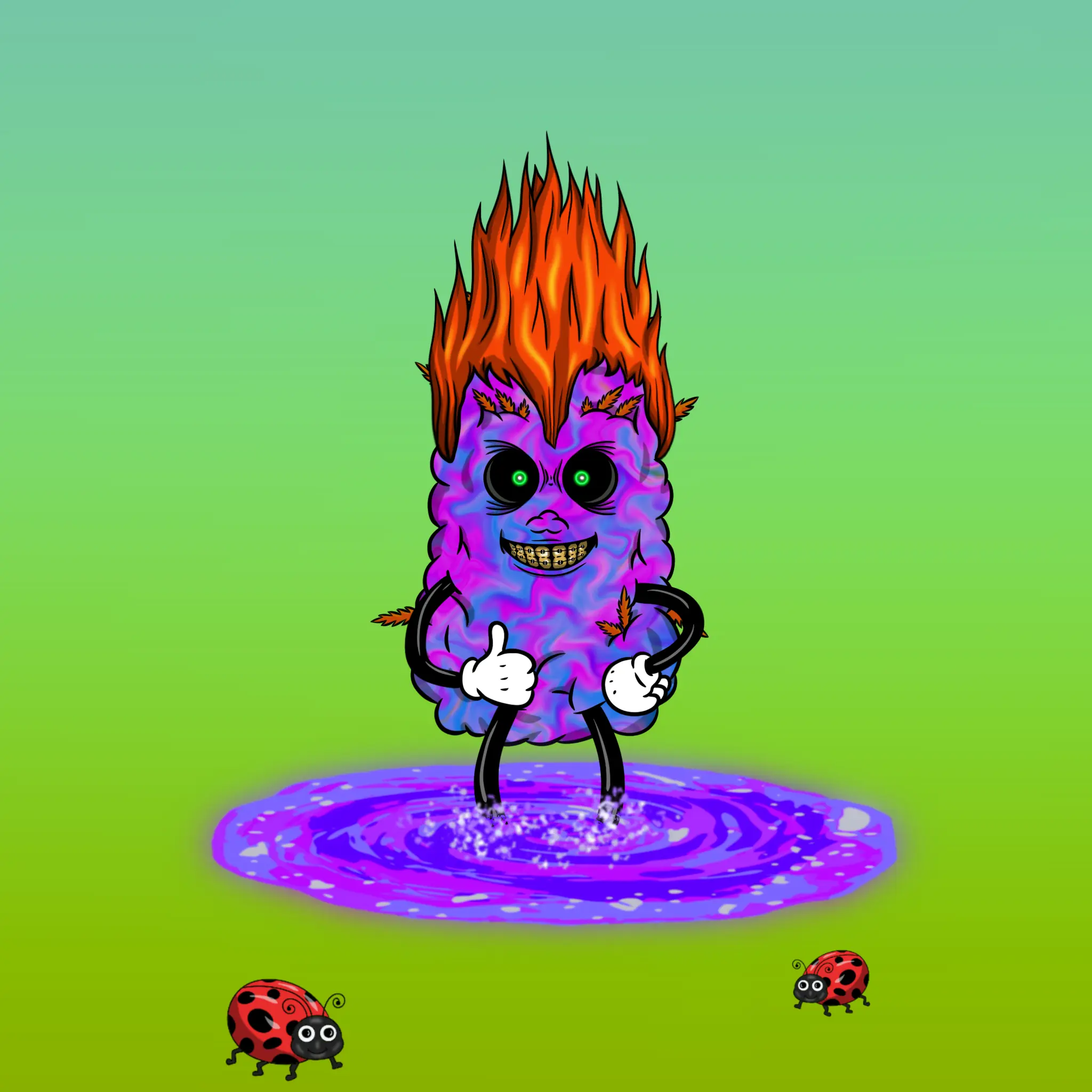 Blazing Budz #987 NFT on Algorand