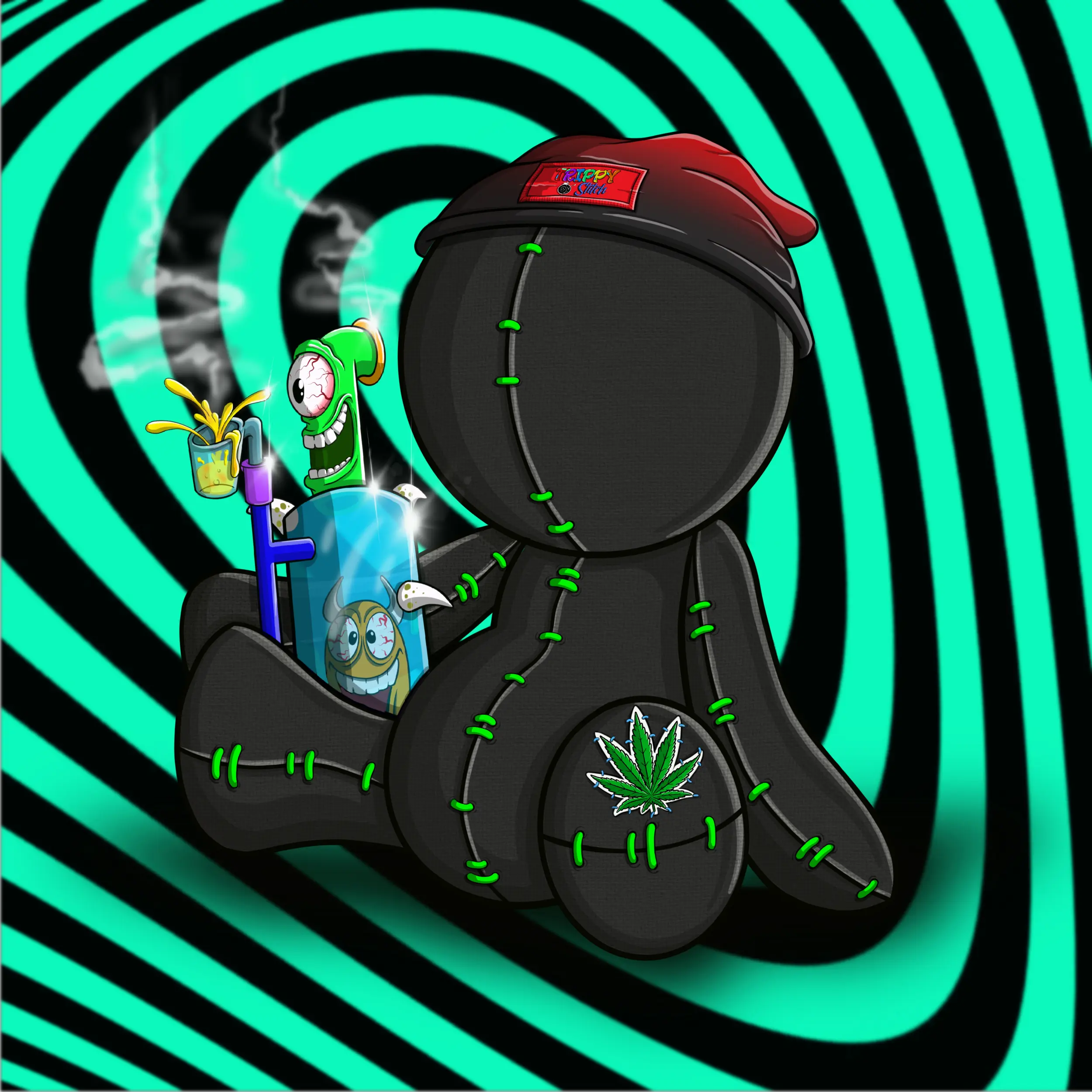 Trippy Stitch #710 NFT on Algorand