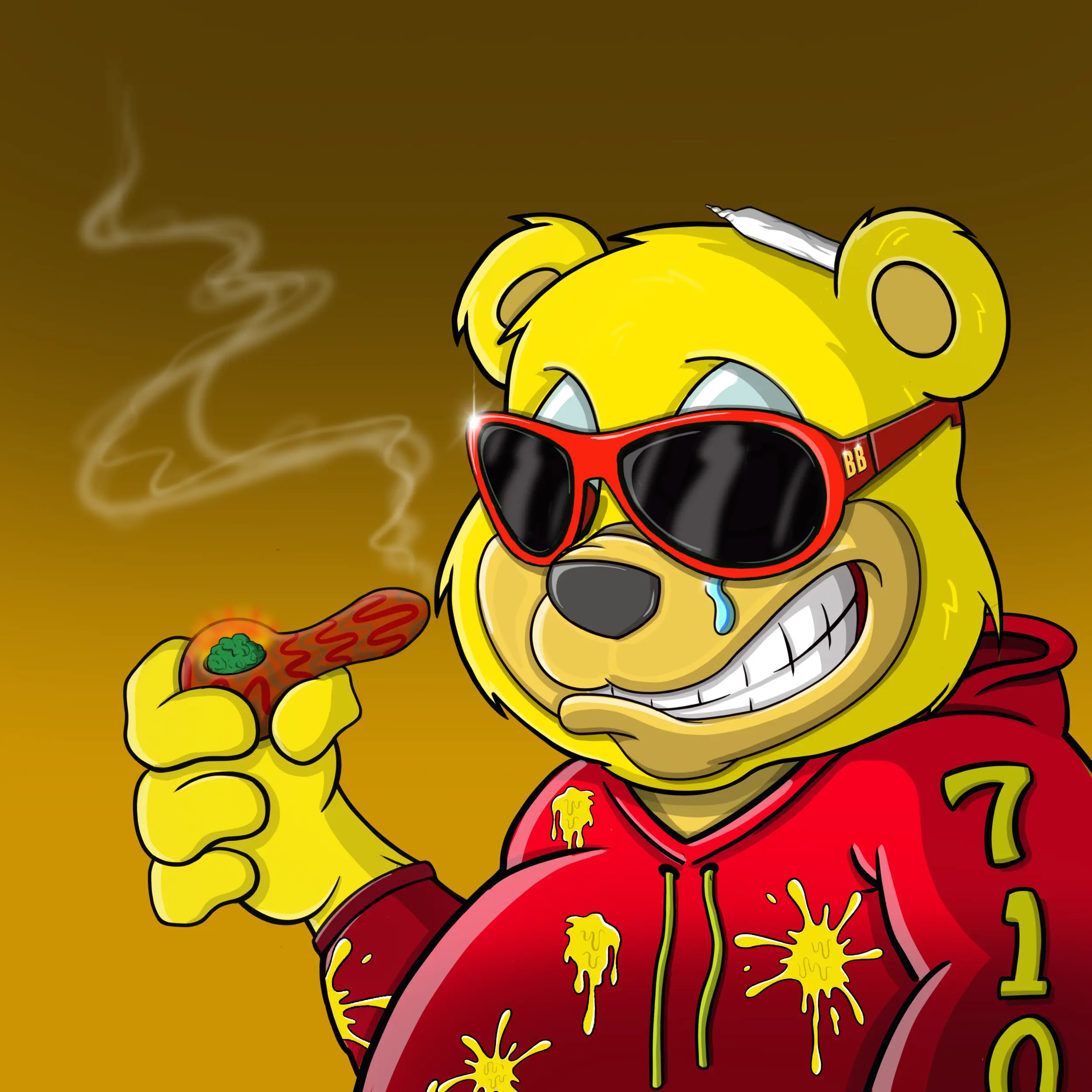 Burnin Bears #707 NFT on Algorand