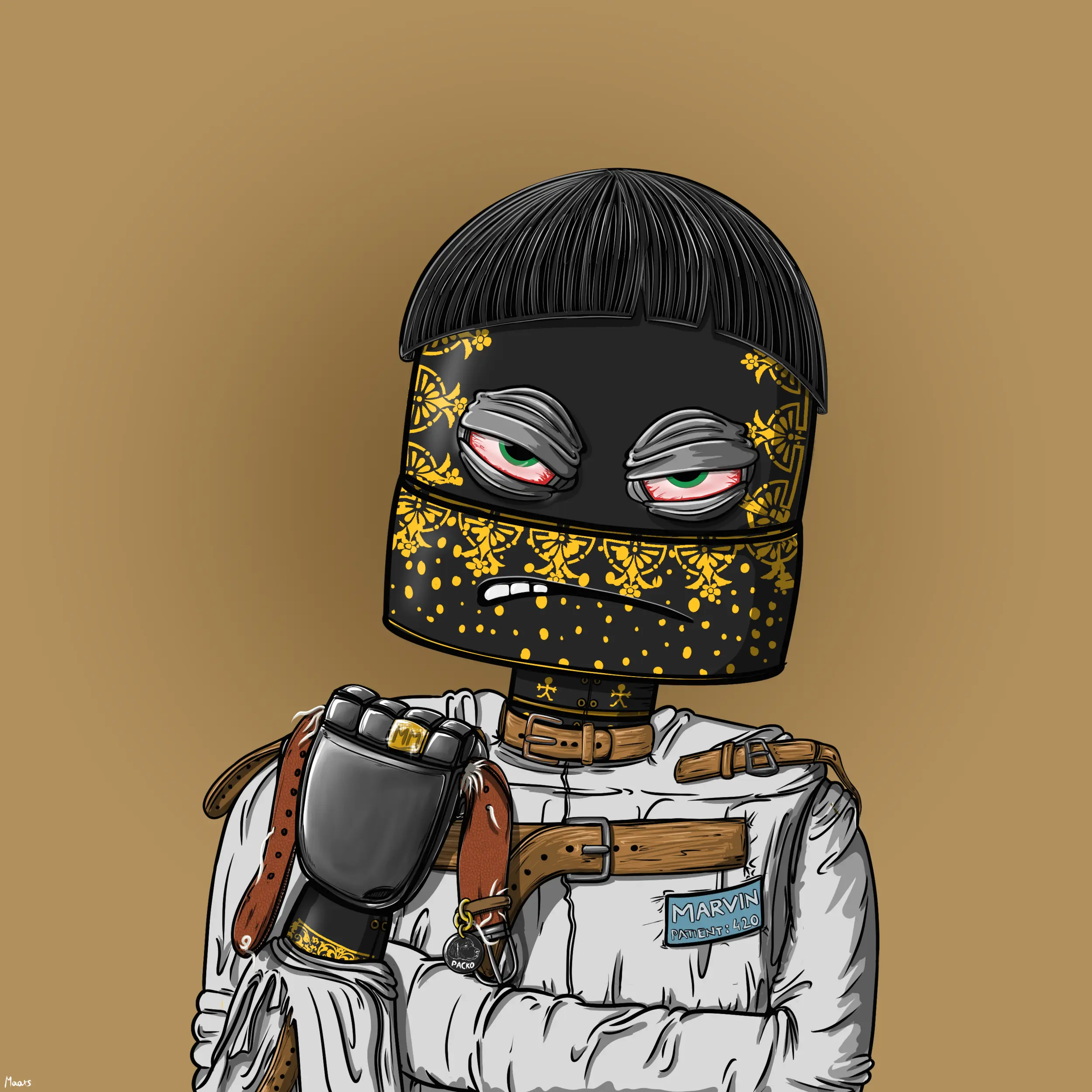 Mental Marvin #2078 NFT on Algorand
