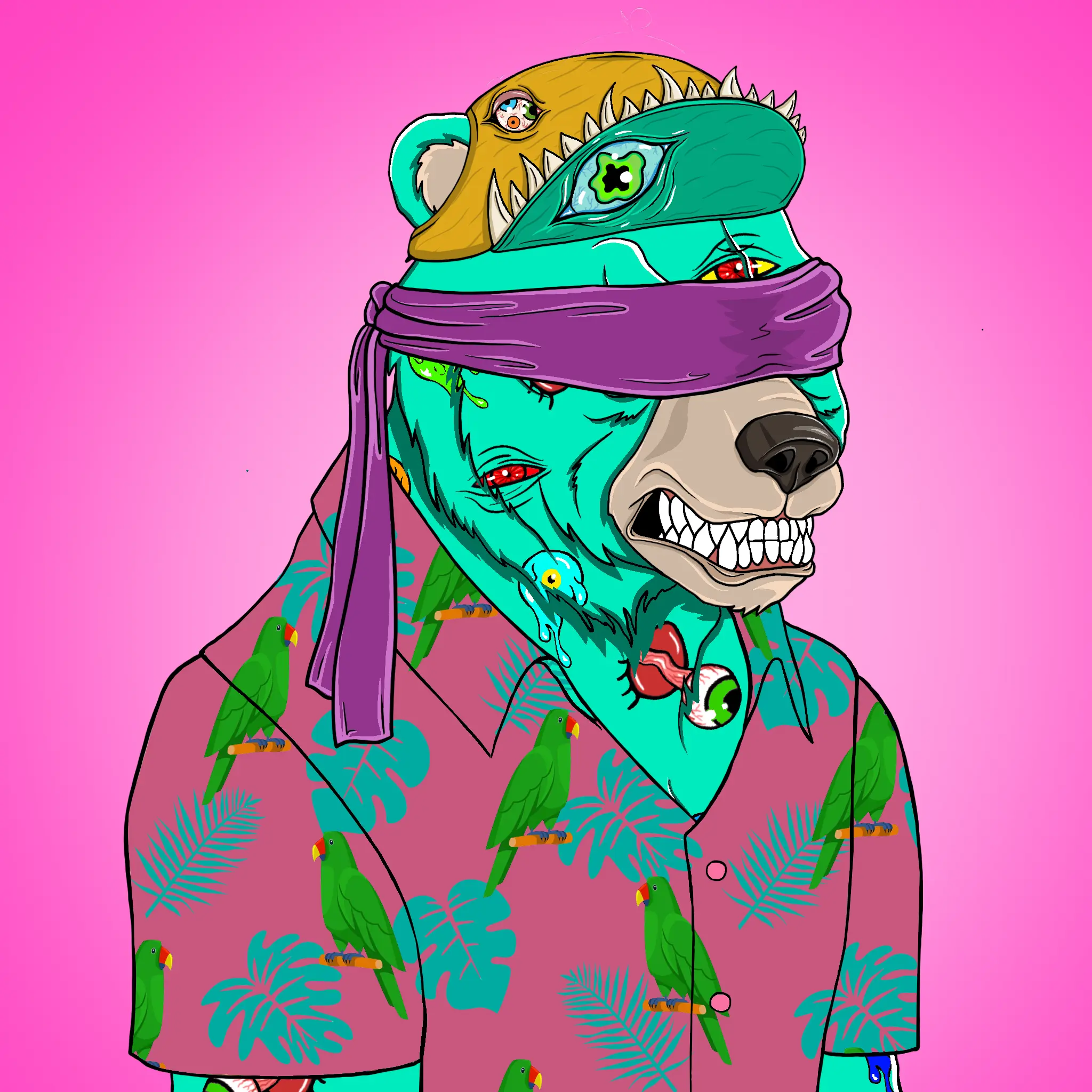 Mad Bears #1388 NFT on Algorand