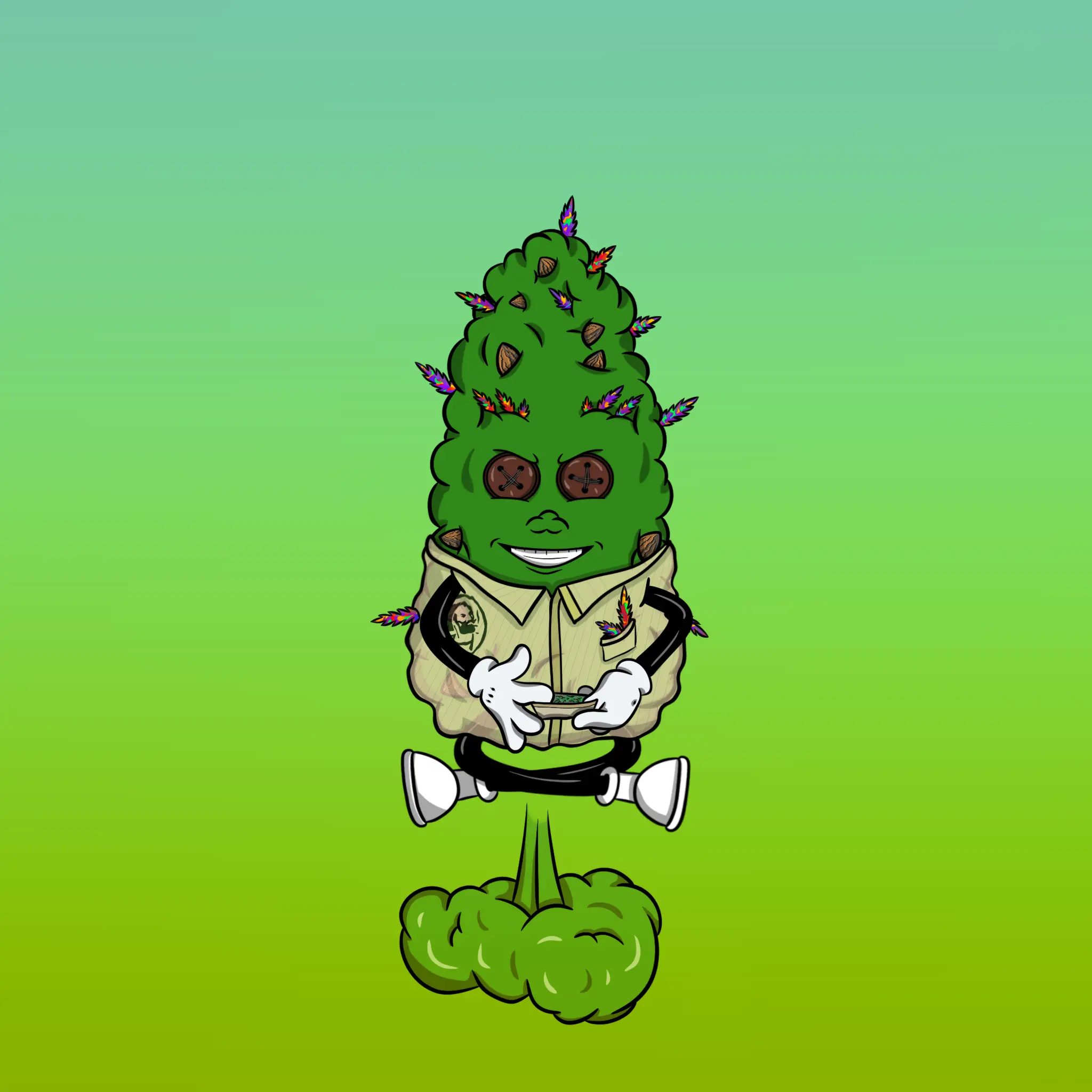 Blazing Budz #259 NFT on Algorand