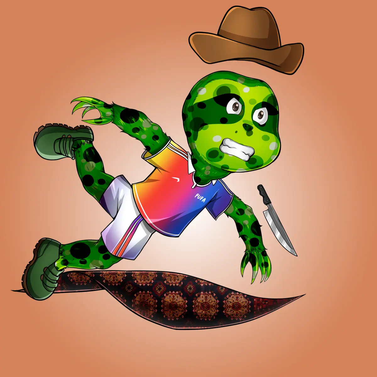 Rug Friends  #1408 NFT on Algorand