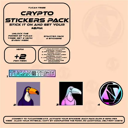 Tucan Tribe Crypto Stickers  #88
