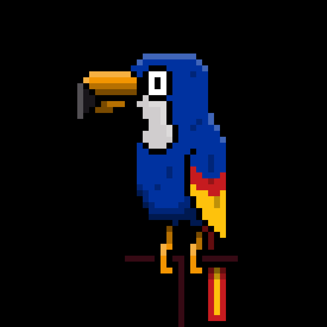 Algoparrot #151 - Jimi NFT on Algorand