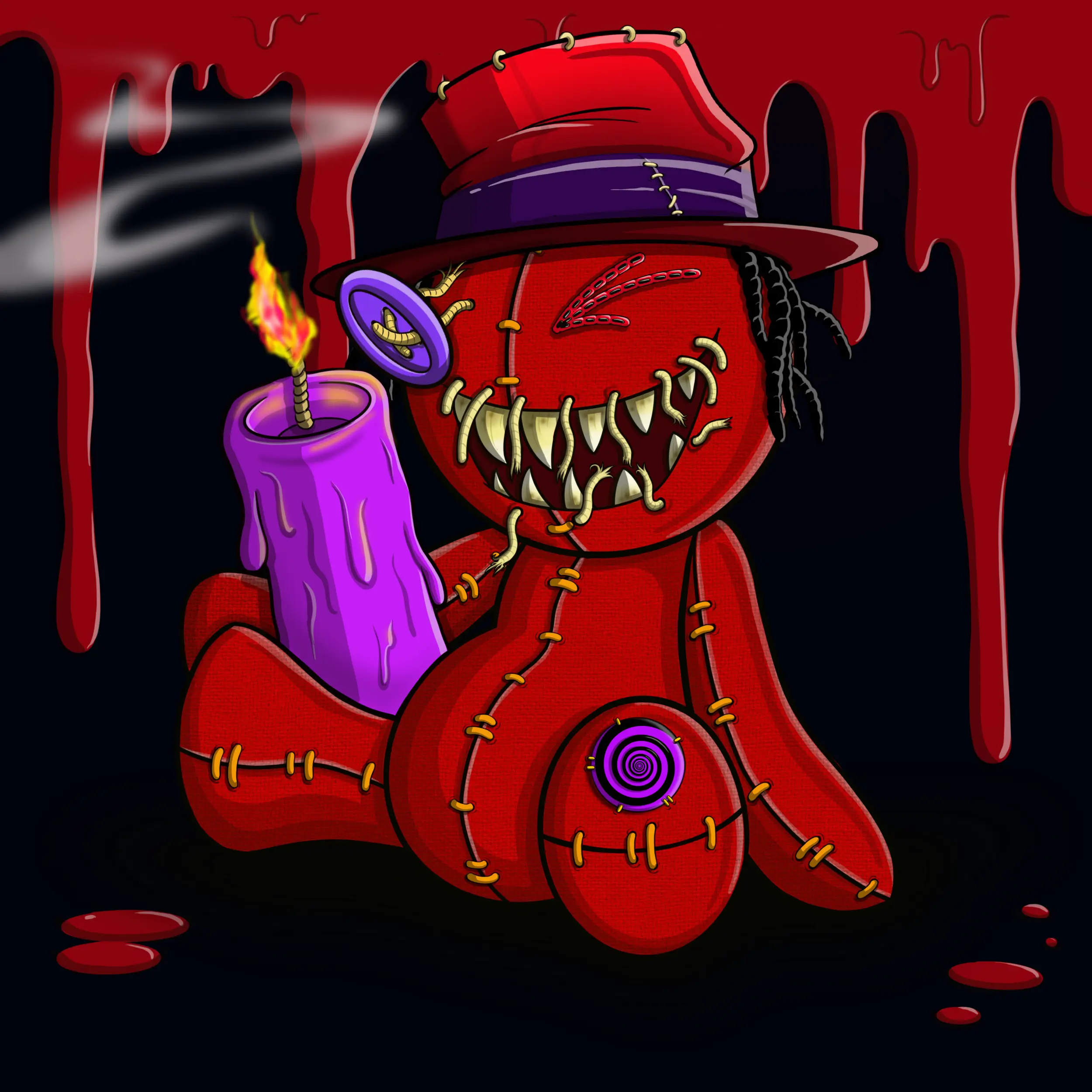 Trippy Stitch #1305 NFT on Algorand