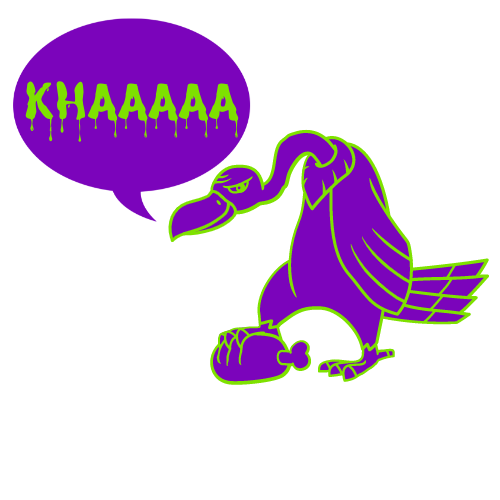 PURPosterous Vulture (Khaaaaa) NFT on Algorand