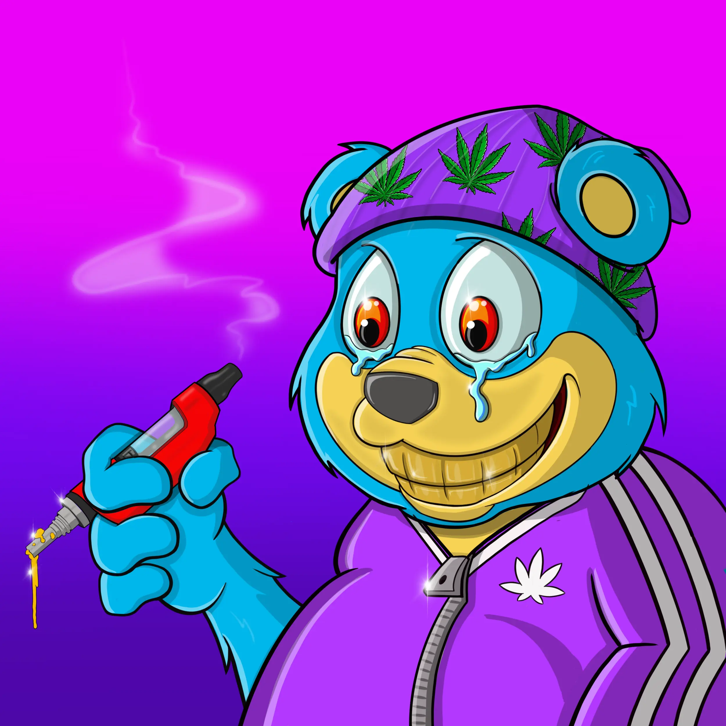 Burnin Bears #1342 NFT on Algorand