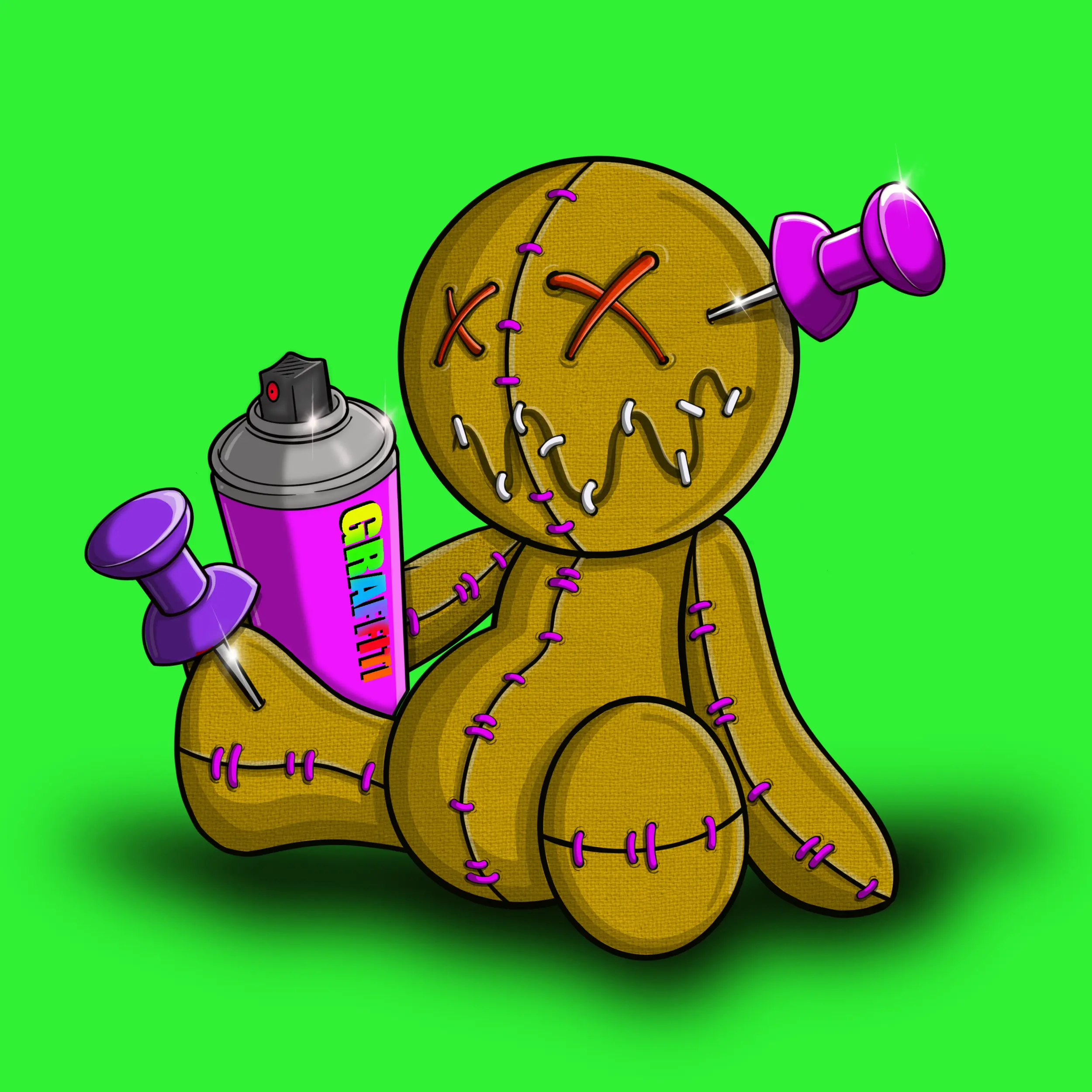 Trippy Stitch #319 NFT on Algorand