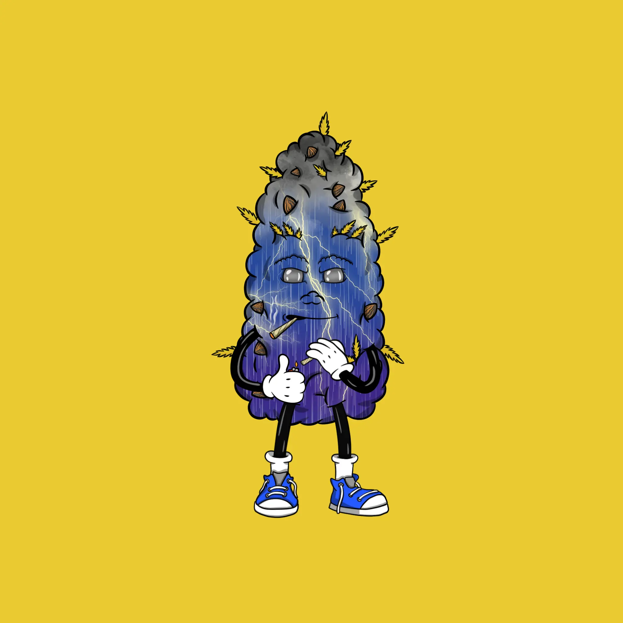 Blazing Budz #195 NFT on Algorand