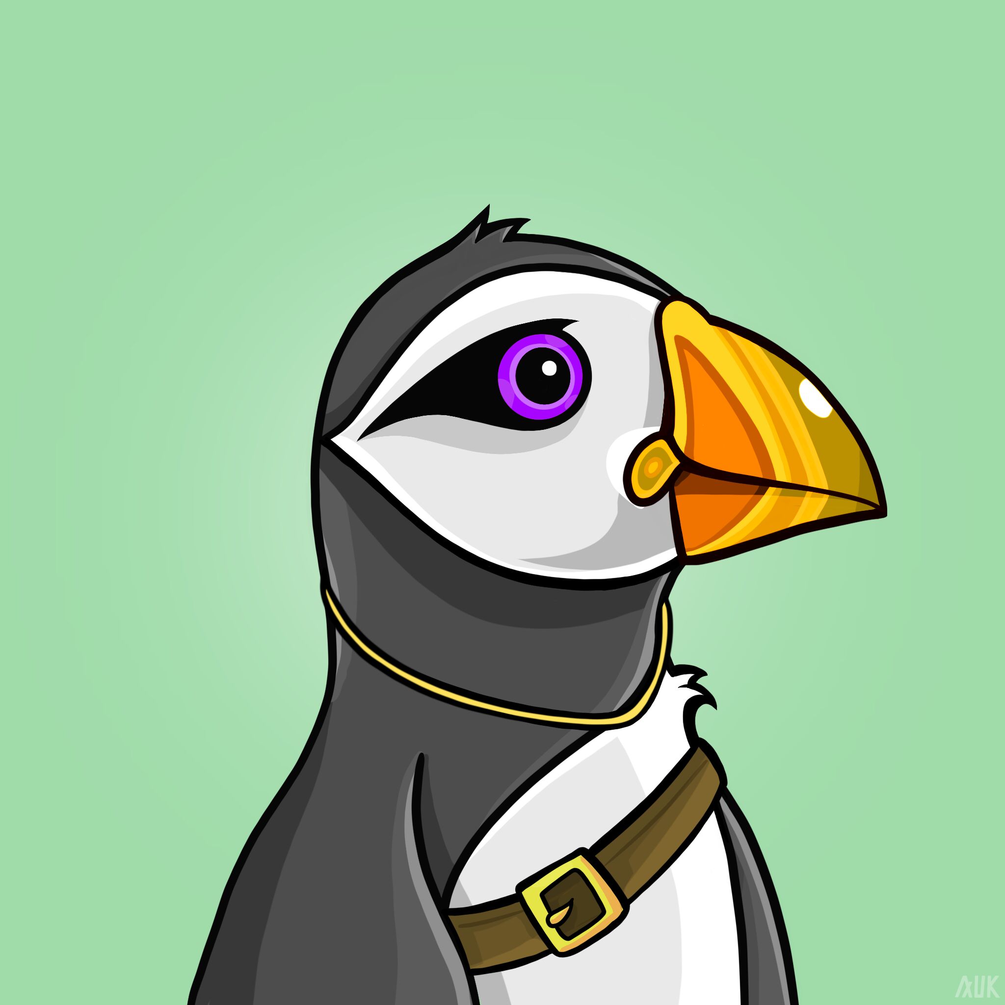 Poppin Puffins #1984 NFT on Algorand