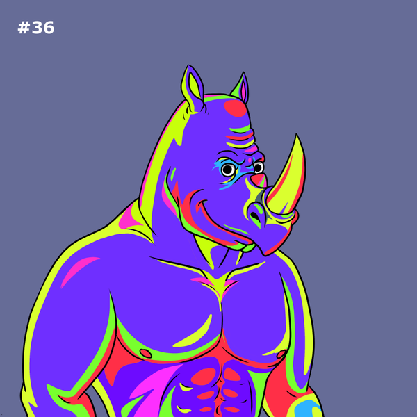 An image of Rowdy Rhino #036