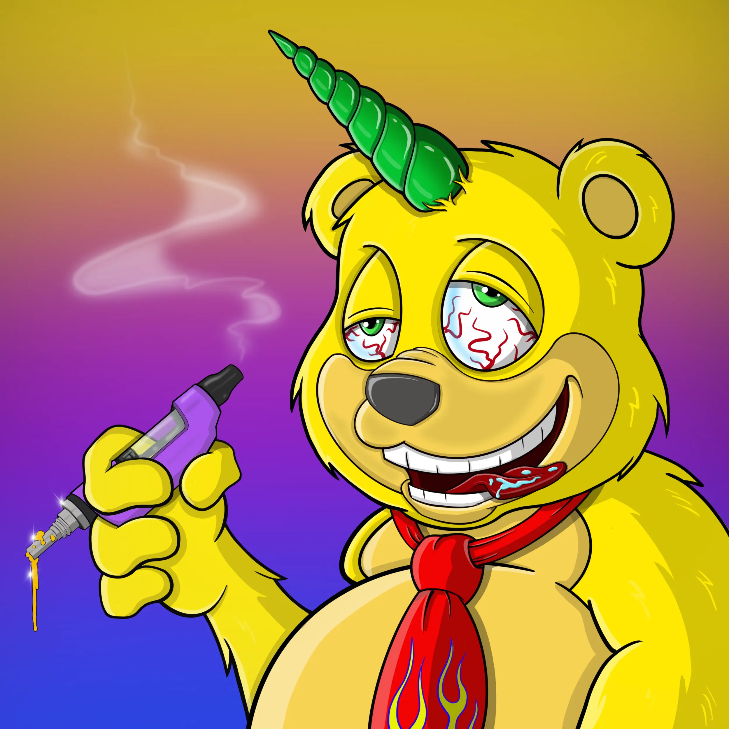 Burnin Bears #2128 NFT on Algorand