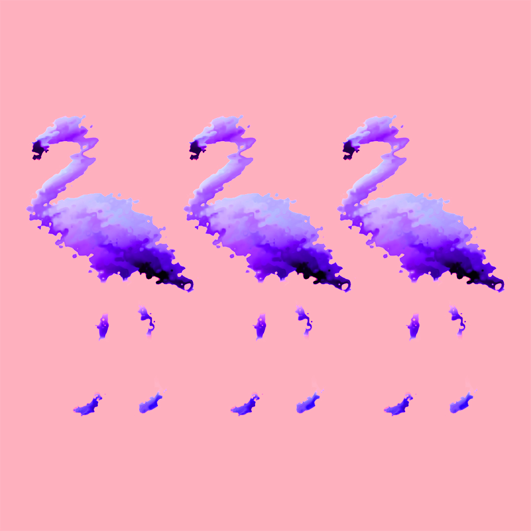 Distorted Flamingos #11 NFT on Algorand