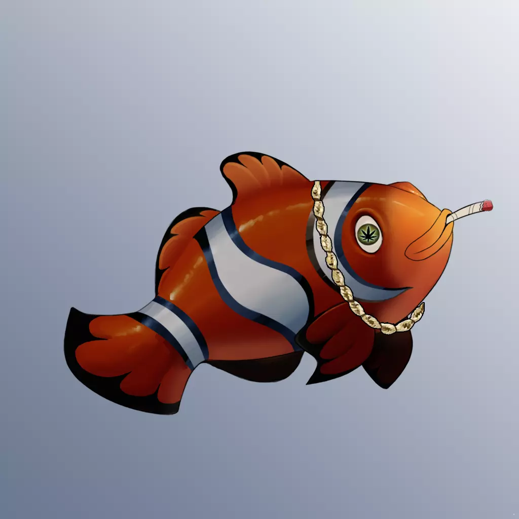Clown Fish #374 NFT on Algorand