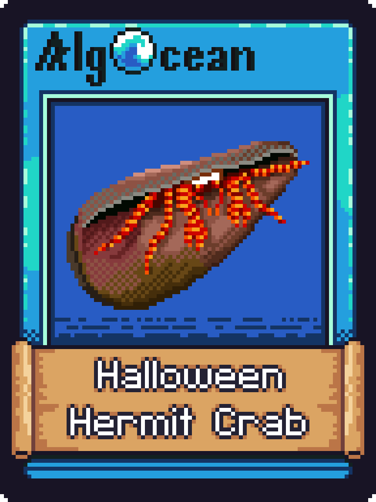 Halloween Hermit Crab NFT on Algorand