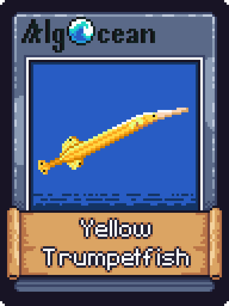 Yellow Trumpetfish NFT on Algorand