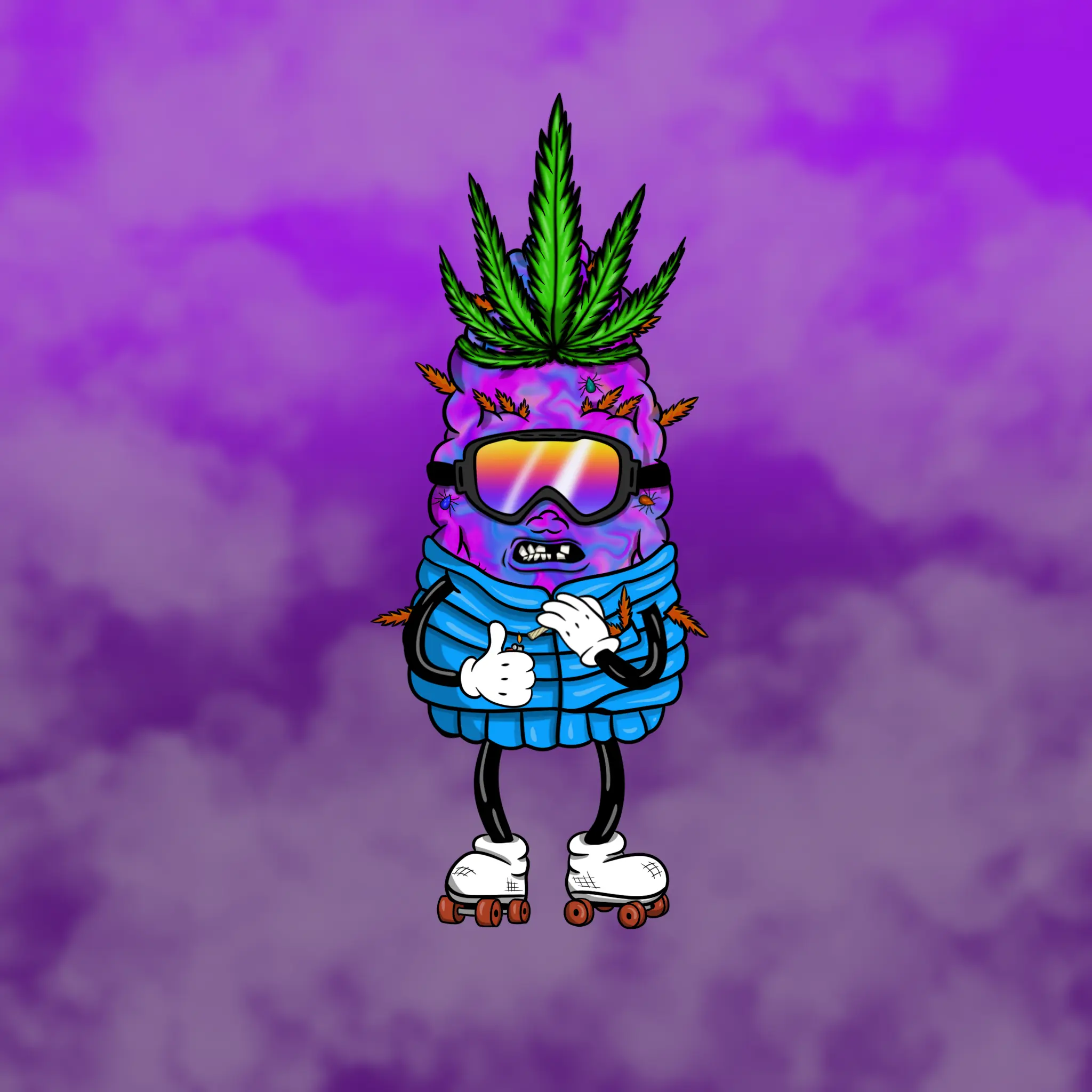 Blazing Budz #348 NFT on Algorand