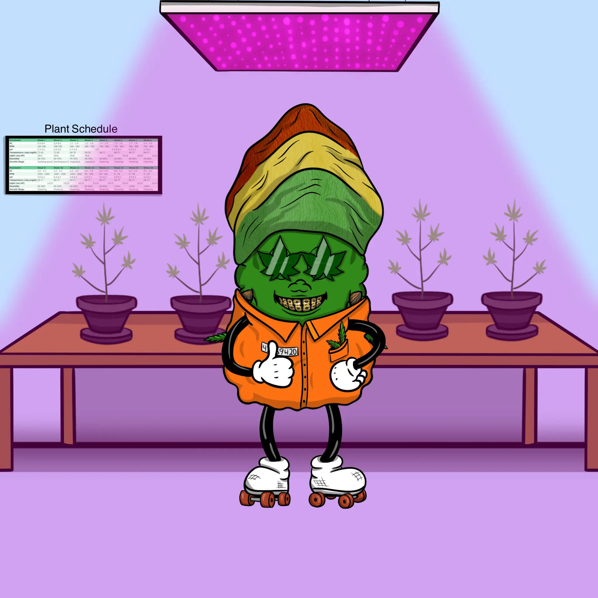 Blazing Budz #682 NFT on Algorand