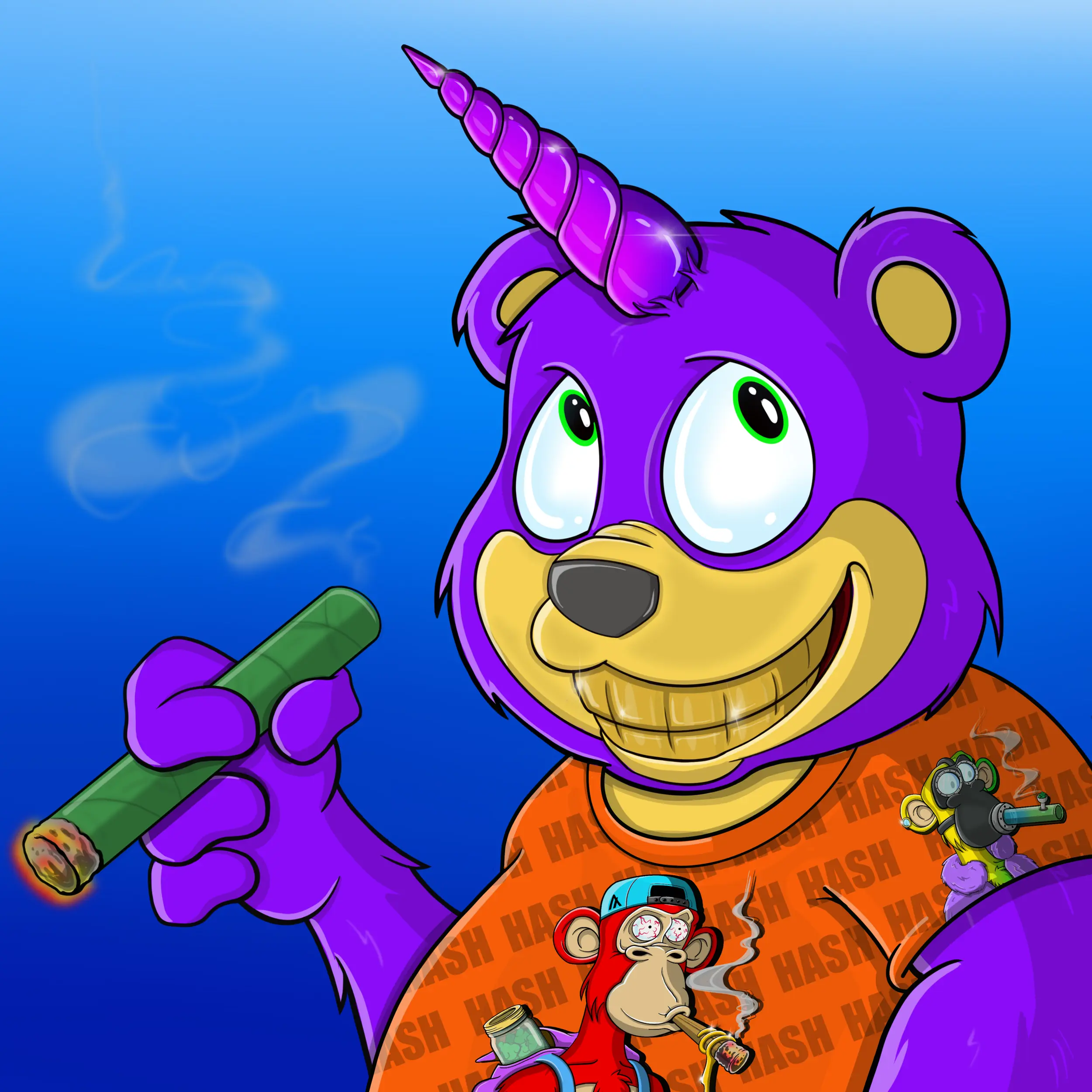 Burnin Bears #347 NFT on Algorand