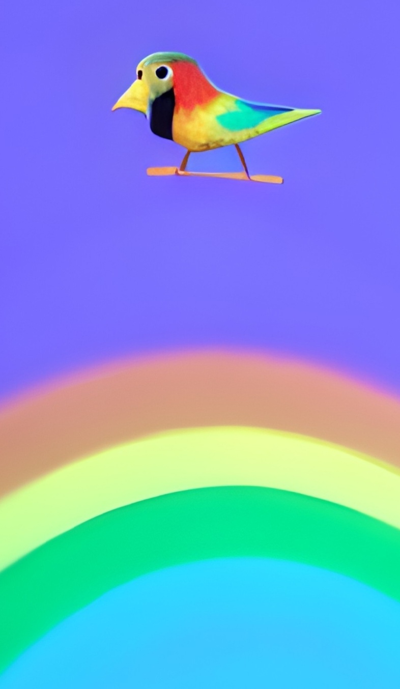 Rainbow Burd NFT on Algorand