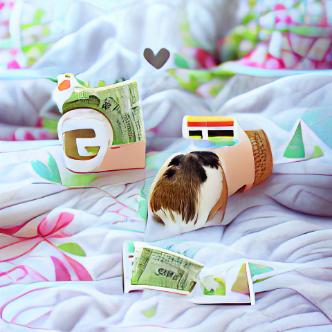 Machine Dreams #12 Money G. Pig NFT on Algorand