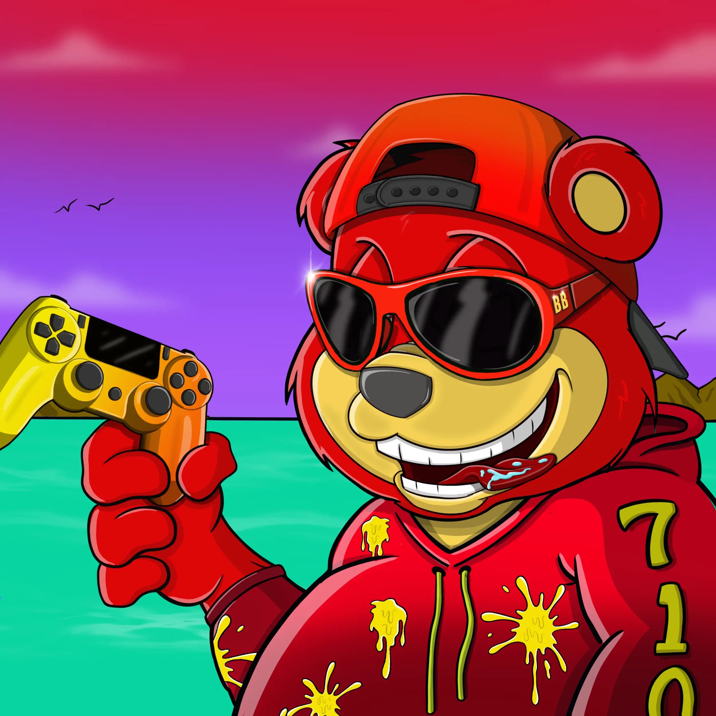 Burnin Bears #2072 NFT on Algorand