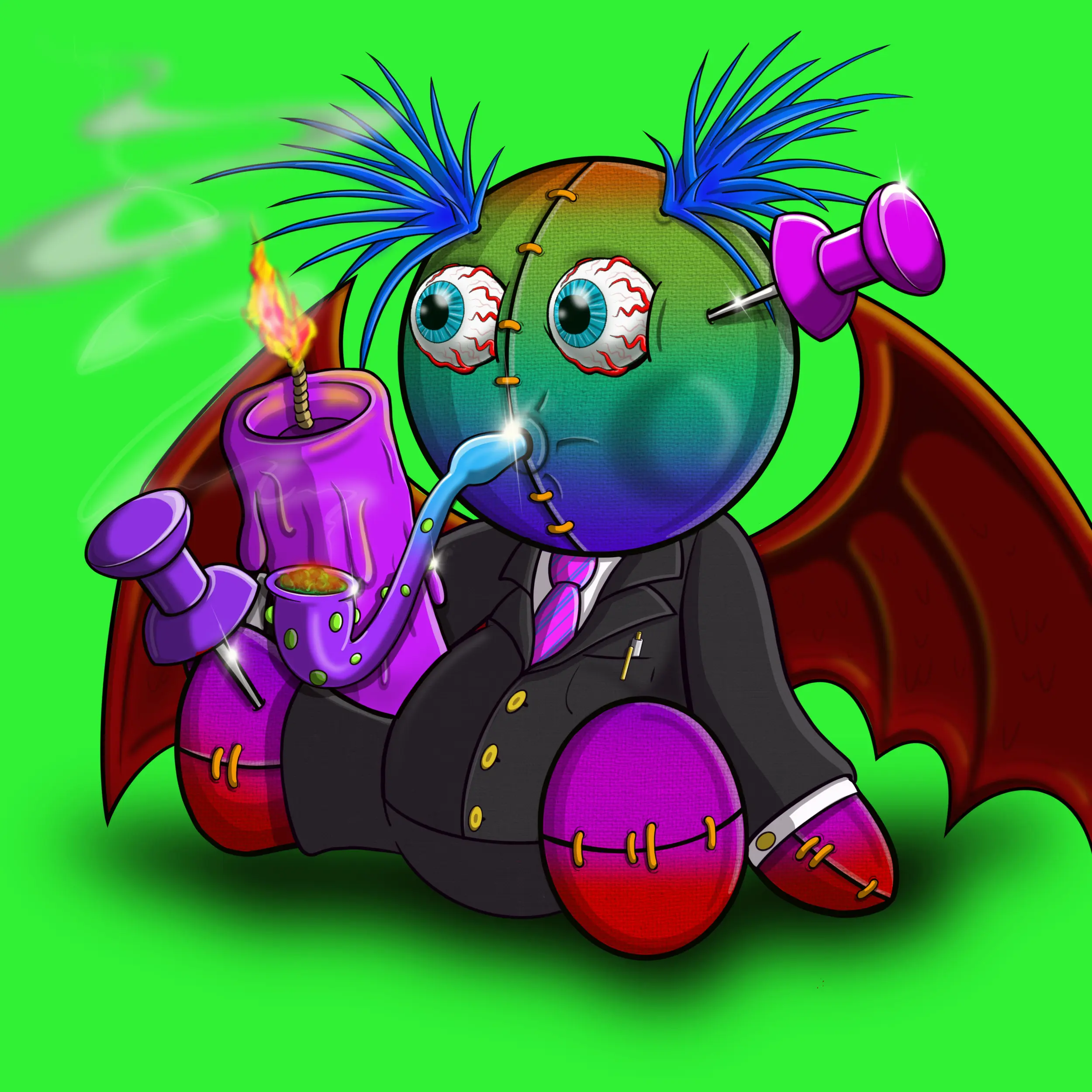 Trippy Stitch #1391 NFT on Algorand