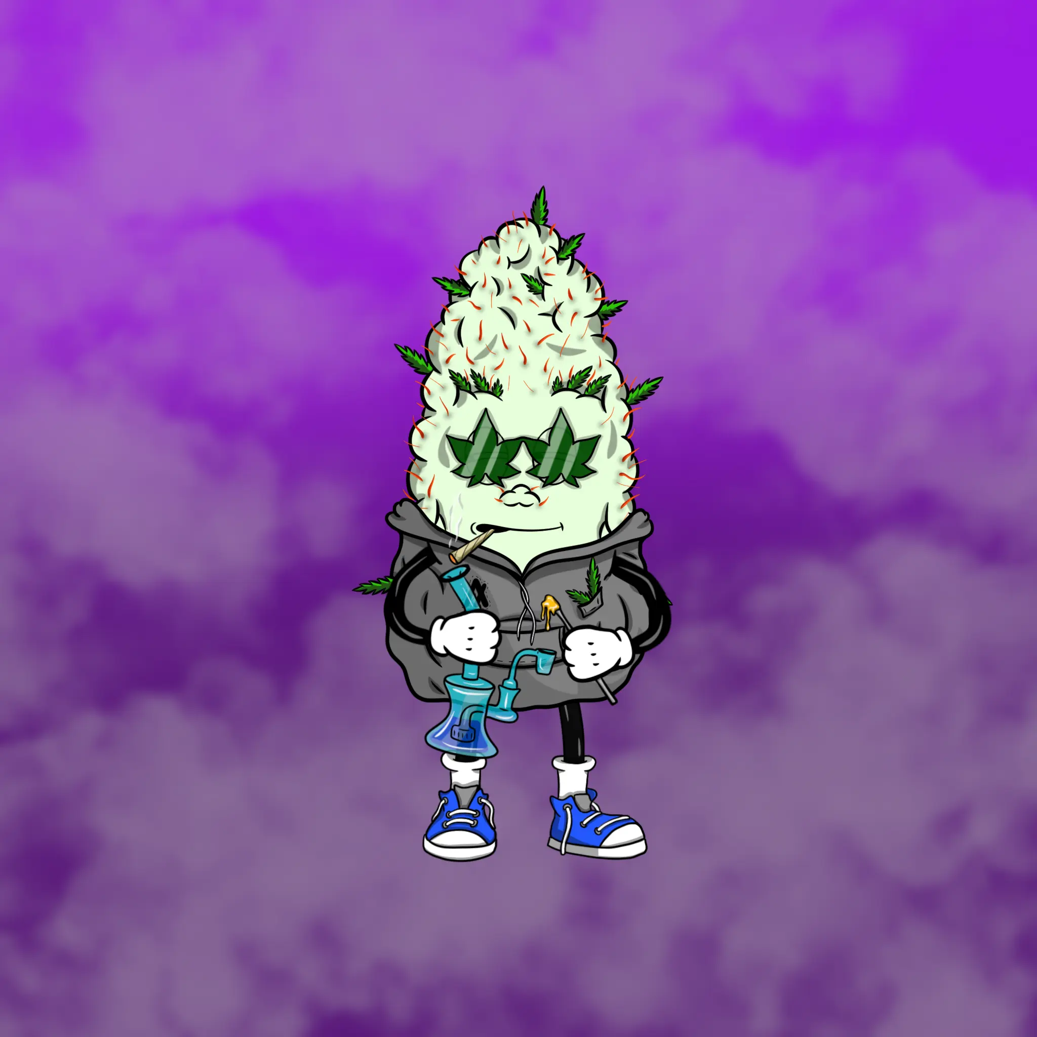 Blazing Budz #91 NFT on Algorand