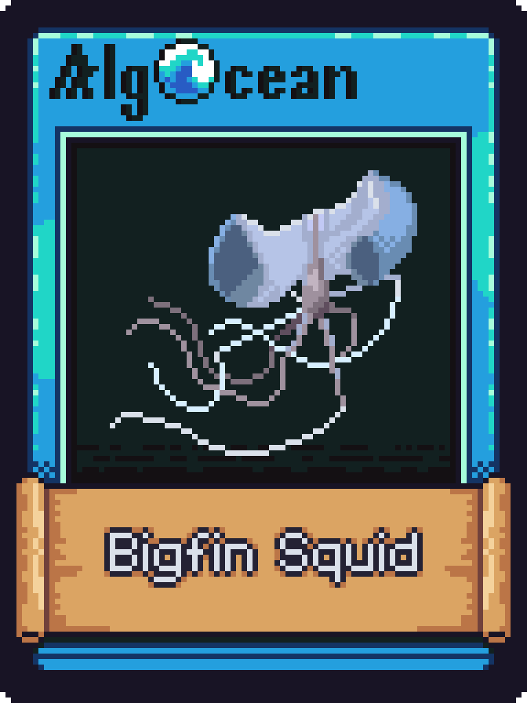 Bigfin Squid NFT on Algorand