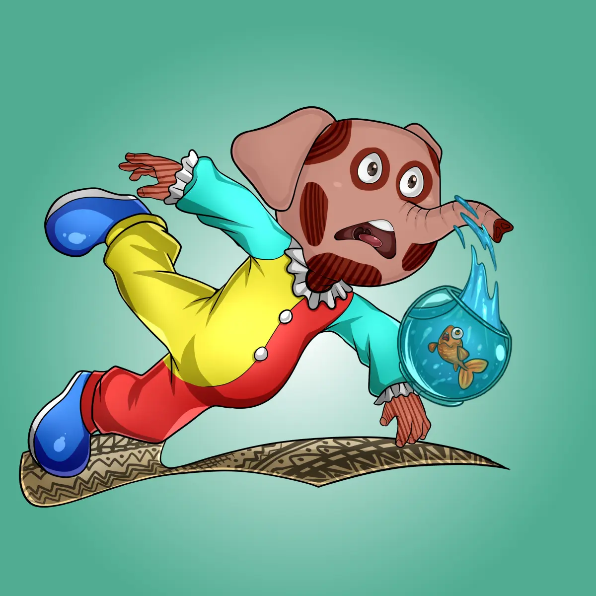 Rug Friends  #3286 NFT on Algorand