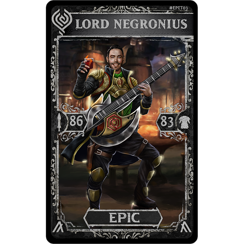 LORD NEGRONIUS - Rare NFT on Algorand