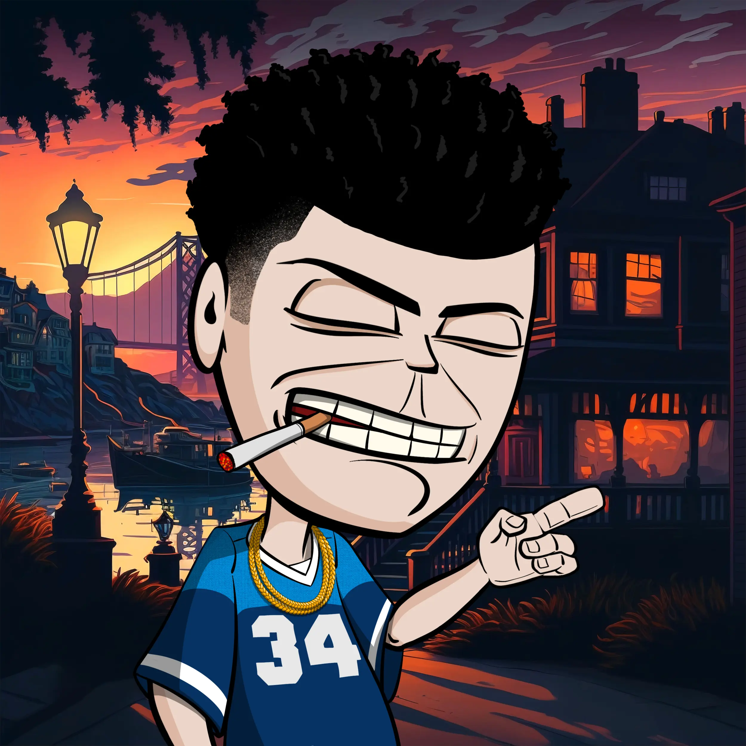 CoolCockGangs #102 NFT on Algorand