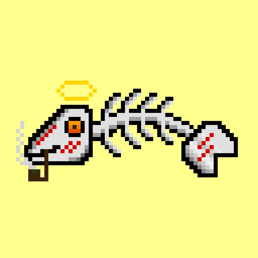 8-Bit BoneFish #345 NFT on Algorand